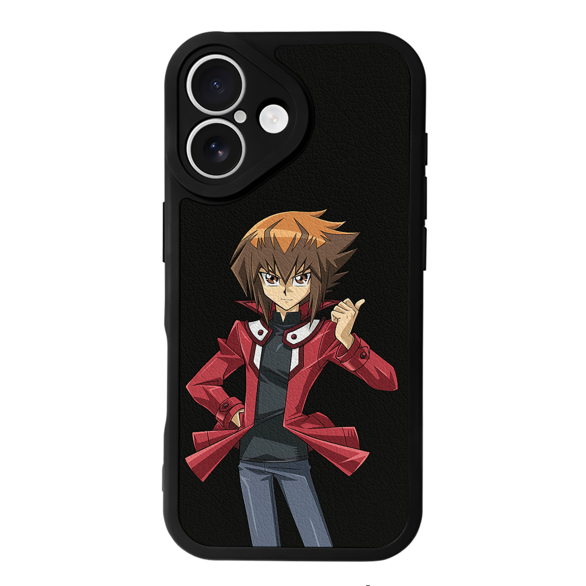 遊☆戯☆王 Yu-Gi-Oh! 【iPhone 16シリーズ対応】シリコンスマホケース（レザー調） 材質：シリコン